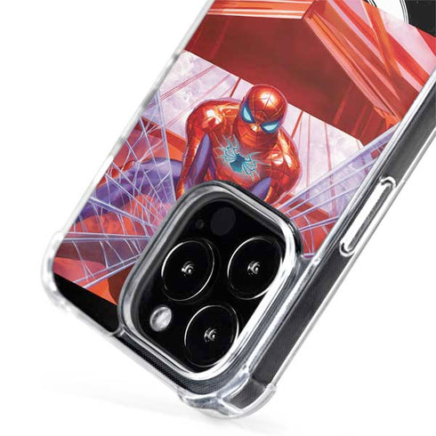 Marvel Spiderman Web Slinger iPhone 15 Pro MagSafe Case